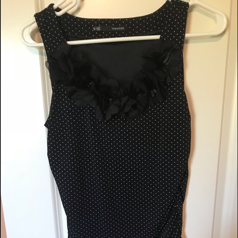 Maurice polka dot top